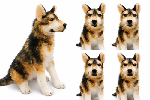 Image of Super Soft German Shepherd Dog Plush Toy 85 cm | Large Stuffed Animal for Kids Boys & Girls | Ultra-Cuddly Teddy, Safe & Skin-Friendly for Birthdays, Valentine's Day & Special Occasions