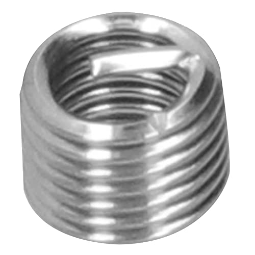 Image of 100 PCS Thread Repair Insert M6 x 1 Helicoil Metric Thread Sleeves Stainless Steel Wire Thread Sheaths with Different Length to Choose for Thread Repair(9mm)