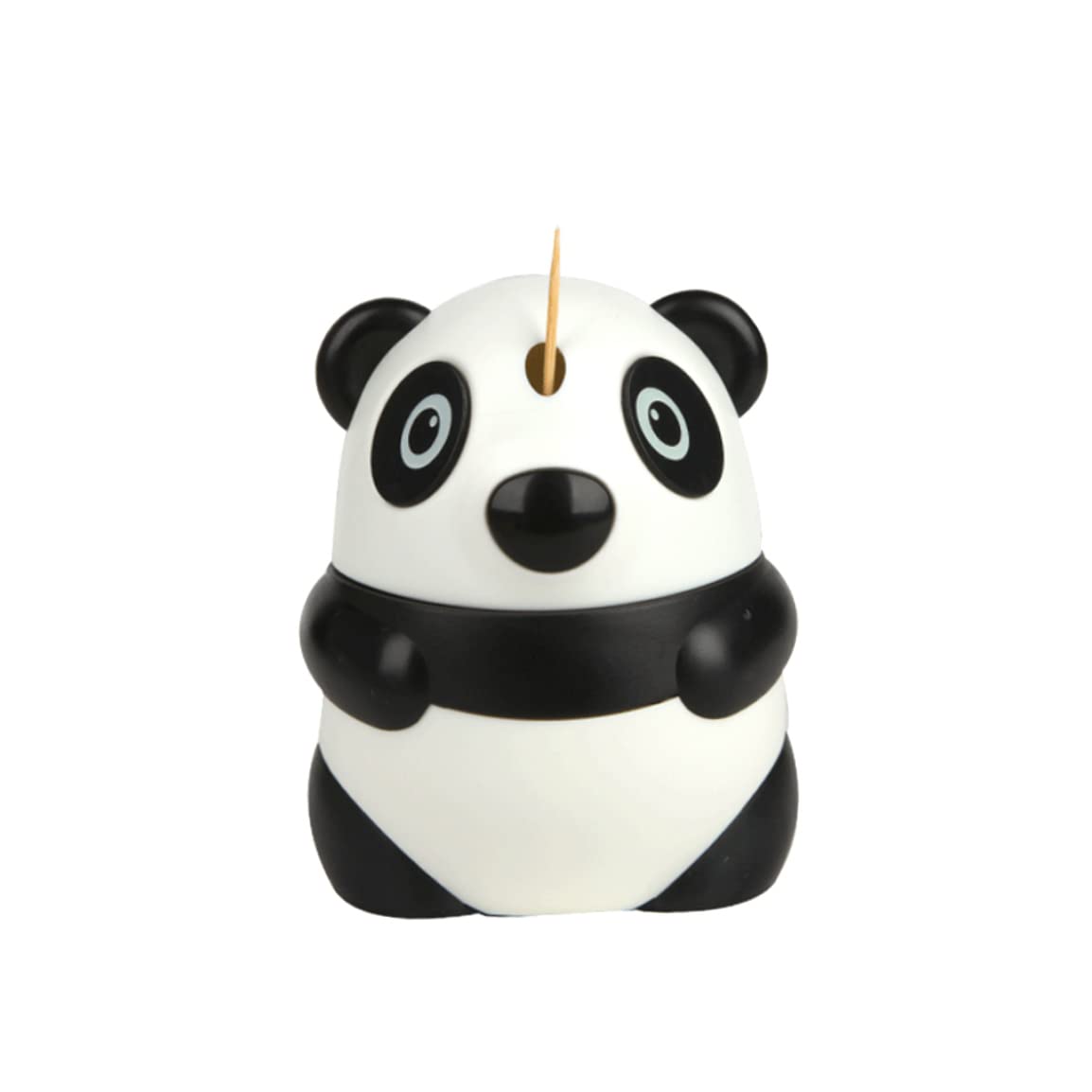 Peosaard 1 Toothpick Storage Box, Automatic Toothpick Holder With Lid Panda Shape Storage Box Container Cocktail Stick Dispenser, Cocktail Stick Dispenser