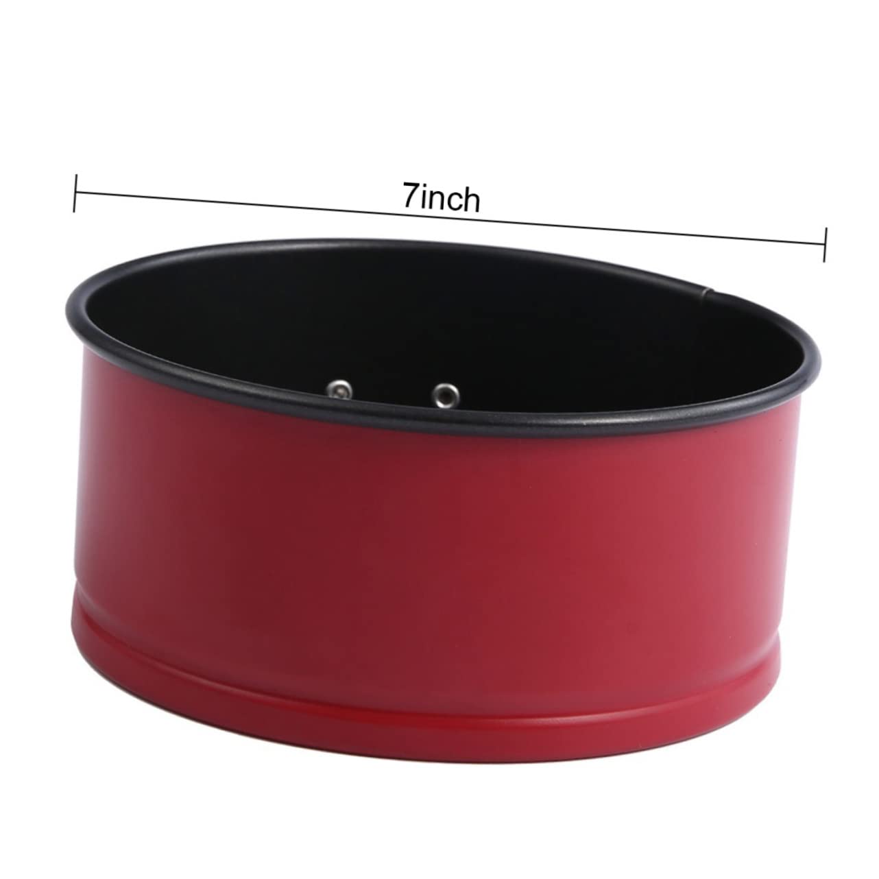 NAMOARLY 7 Inch Non-stick Cake Pan with Leakproof Design Easy to Release Removable Base Mini Baking Molds Stainless Steel Random Color