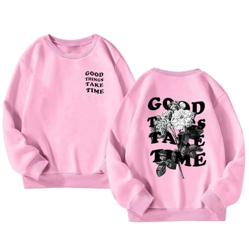 Stocking Fillers for Kids 9-12 5 Year Old Girls Clothes Boys Clothes 7 8 Years Matching Mum Son Outfits Girl Clothes 11-12 Years Girls Christmas Jumoer Big Sister Announcement Ideas Pink