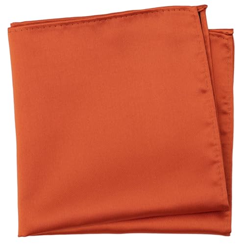 Image of Solid Pocket Square for Men's Suits and Blazers