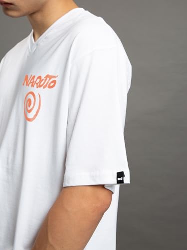 Image of Bewakoof Anime Men's Cotton Printed Oversized Fit Half Sleeve T-Shirt | Casual Wear | Street Wear | Oversized t Shirt for Men Cotton | Baggy