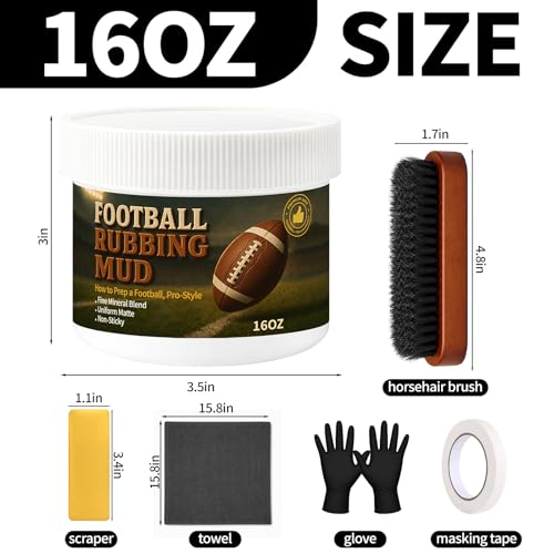 ZUAON 16oz Football Mud Kit