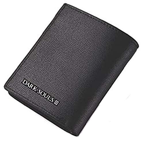 Dark Black Pu Leather Short Mens Wallet 4.52''3.74'' (#1)2