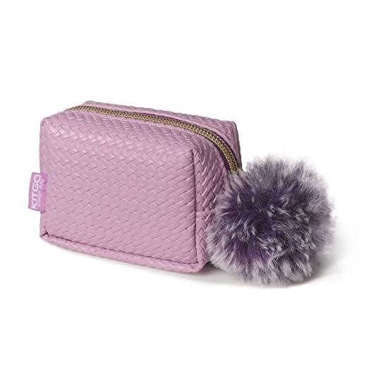 Kitgo MINI Bag Emergency Kit for Purse with 38 Pcs First Aid Items Womens Gift for Mother's Day, Best Friend, Bride, Daughter, Girlfriend-Purple