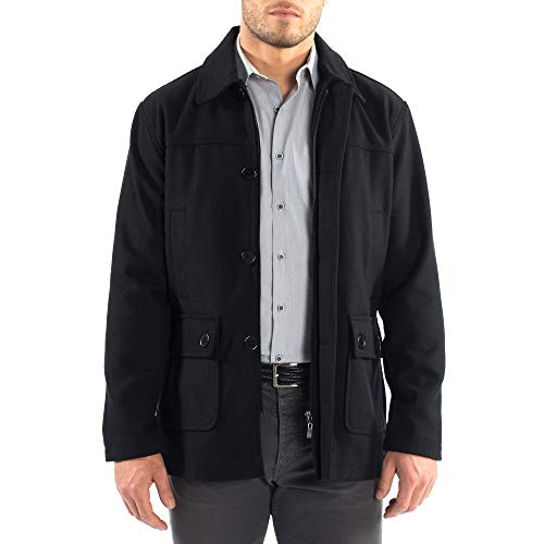 Alpine Swiss Wyatt Mens Classic Barn Coat2