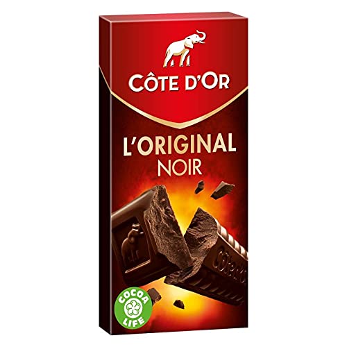 CÔTE D'OR - Chocolat Extra Noir 200G - Lot De 4