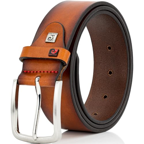 Pierre Cardin 40 mm Vollrindleder cognac, Farbe/Color:braun, Size...