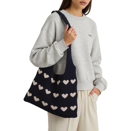 Sac en tricot à bandoulière pour alléger vos tenues lourdes