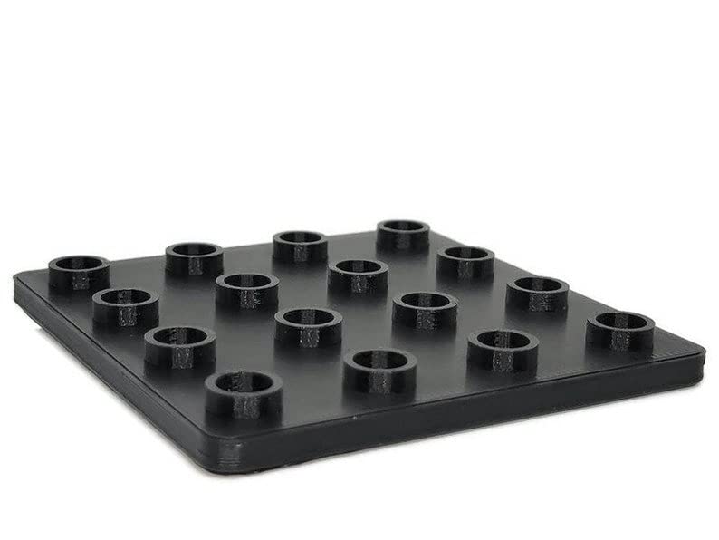 Miniatura 2 de Pack of 2 Marble Displays Holds 16 Marbles for 5/8"+ marbles - Marble Display Stands - Marble Holders - Sphere Display (Black)