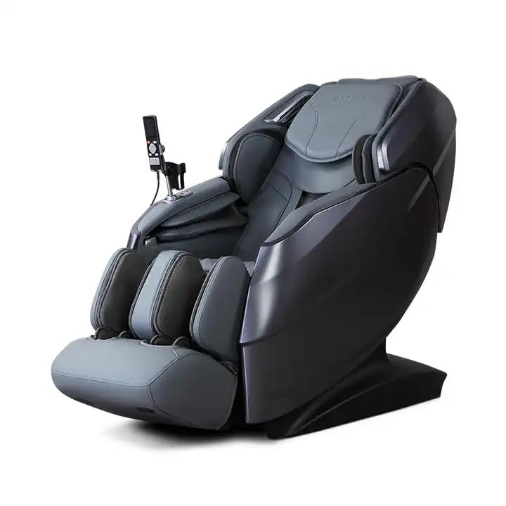 Organized HomeMassage Chair A550 With Voice Control i-OPEN flexible guide rail 4D-Pro precision movement Dual intelligent detection Electric calf telescopic 3D all-inclusive air bag for foot (Black)