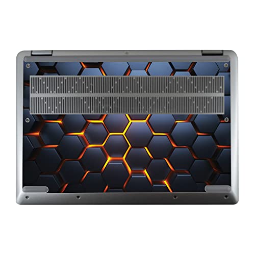 MightySkins Skin Compatible with Lenovo IdeaPad Flex 5 14" (2022) Full Wrap Kit - Lava Hex | Protective, Durable, and Unique Vinyl Decal wrap Cover | Easy to Apply & Change Styles | Made in The USA3