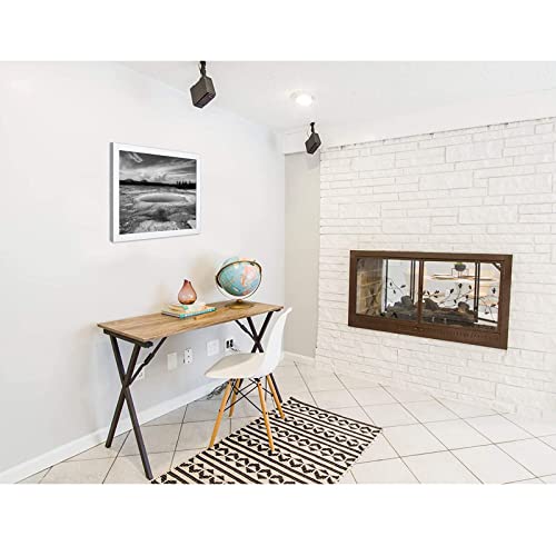 Image of Golden State Art 16x20 Wood Picture Frame with Real Glass and 1.25'' Wide (White)