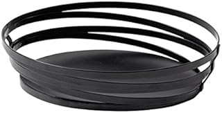 Sponsored Ad - 9" x 7" Oval Powder Coated Metal Gray Wire Serving Basket, Cyclone Collection by GET WB-972-MG