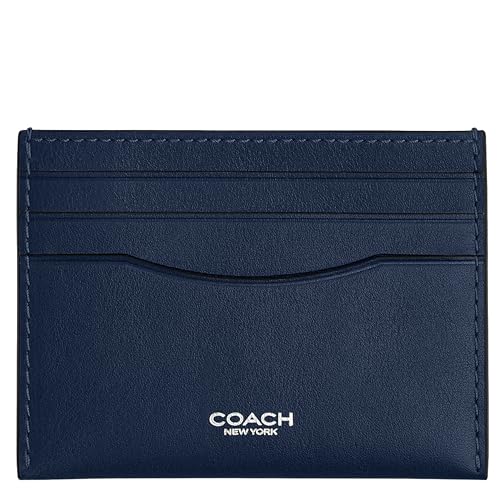 Flat Card Case in Natural Full-Grain Leather