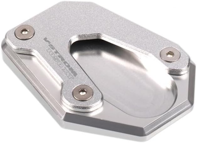 TEMKIN W Motorcycle Kickstand Foot Side Stand Extension Pad Support Plate Enlarge Stand for Suzuki Vstrom 1050 V-Strom 1050XT 1050 XT Y (Color