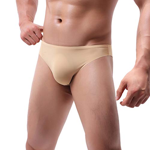 Bikini Underwear for Men Cotton No Show Wicking Breathable Soft Briefs Comfortable Stretch Seamless Everyday Panties2