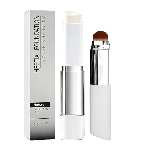 Hestia foundation stickfacelove foundation stick2 in 1 Color Changing Foundation Stick Hydrating Concealer Base Makeup Natural