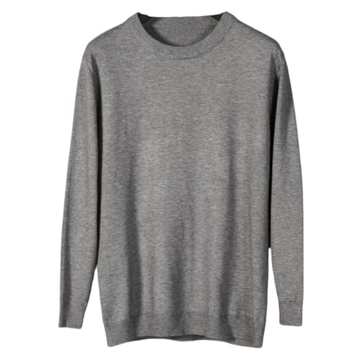 Men's Sweater Pullover,Crew Neck Slim Fitted Long Sleeve Knitted Casual Solid Tops S~2XL
