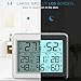 AMIR Indoor Outdoor Thermometer, 3 Channels Digital Hygrometer Thermometer with 3 Sensor, Temperature Humidity Monitor with LCD Display, Wireless Humidity Gauge for Home, Baby Room