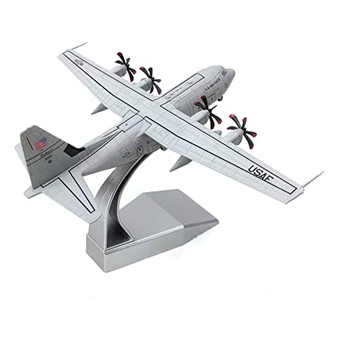 NUOTIE Lockheed C-130 Hercules 1/200 Scale Fighter Model DieCast Aircraft Military Display Collection Gifts Cover