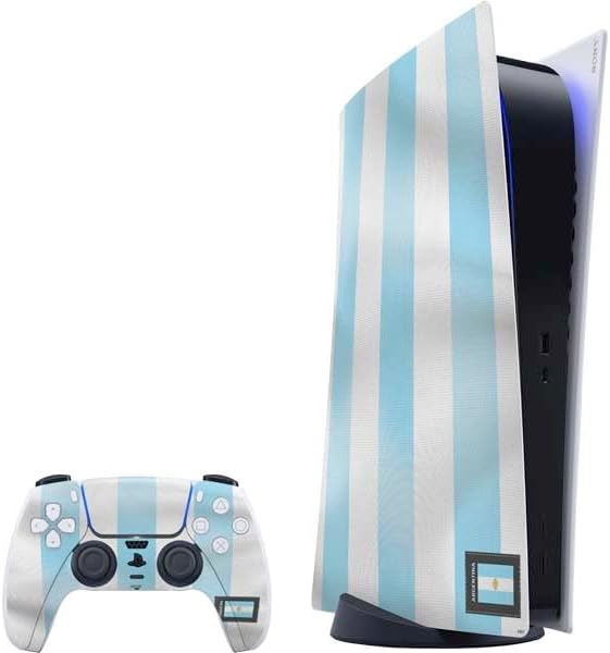 Skinit Decal Gaming Skin Compatible with PS5 Digital Edition Bundle - Colombia Flag Distressed Design