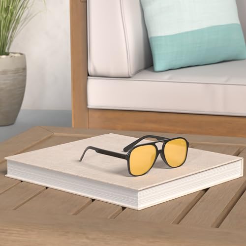 NIDOVIX Polarized Classic Vintage Aviator Sunglasses for Men Women Large Frame Retro 70s Sunglasses2