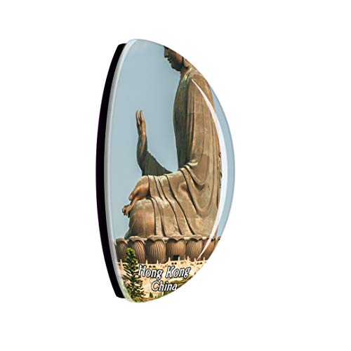 Imán de frigorífico 3D Tian Tan Buda Hong Kong miniatura 2