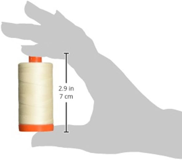 Aurifil A1050-2026 Mako Cotton Thread Solid 50WT 1422Yds Chalk
