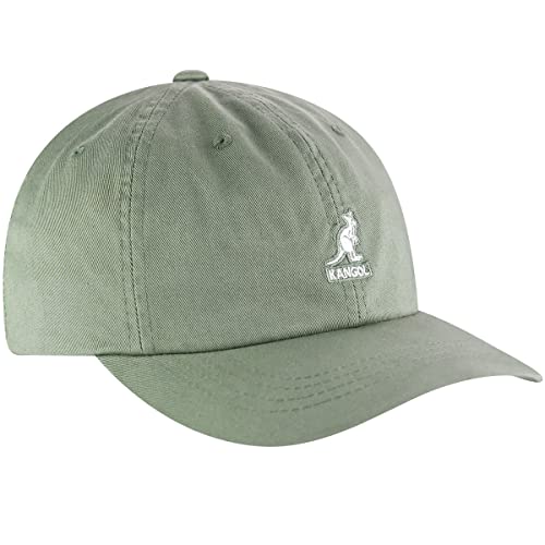Image of Kangol Washed Baseball - Oil Green /1SFM