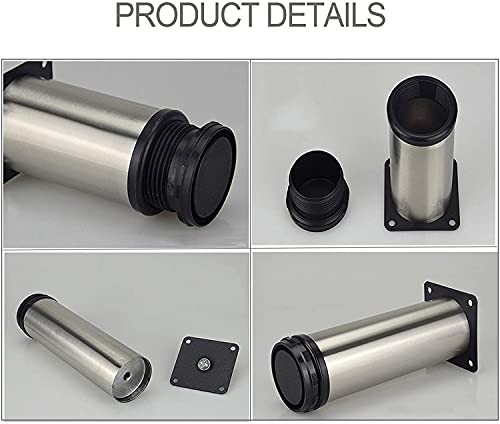 Pernas de móveis Pernas de sofá Pernas de metal para mesa de centro, altura ajustável, barra/mesa de