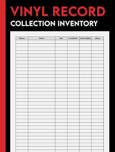 Vinyl Record Collection Inventory: Inventory Book Ideal for Music Albums Collectors. image 2