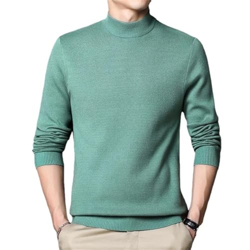 Men'S O-Neck Long-Sleeved Casual Solid Color Soft Warm Pullover Men'S Sweater Top2