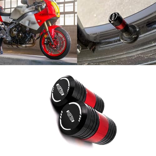 For XSR900 GP Xsr 900 gp xsr900 gp XSR900 Xsr 900 gp xsr900 gp 2022 2023 2024 オートバイアクセサリータイヤバルブ蓋CNCアルミニウムシーリング (B-赤)