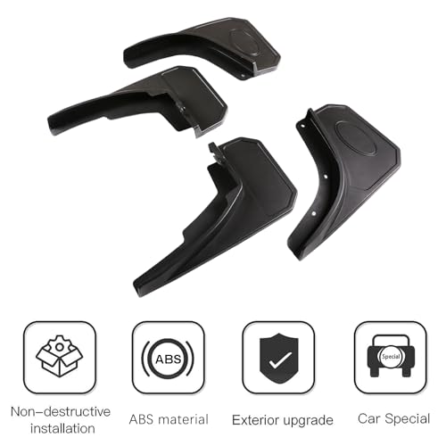 Image of Mudguard Flaps Splash Guards Compatible with Land Rover Defender 90 110 130 2020 2021 2022 2023 Accessories, Splash Guard Fender Mudguards, 4Pcs