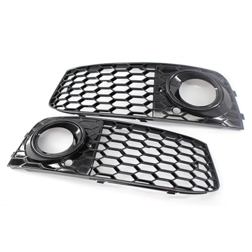 HRBGULVLE(売店) に適合 アウディ A4 B8 2008 2009 2010 2011 2012 フロントバンパーフォグランプグリルカバートリム 1ペア 8KD807682 8KD807681 フォグランプフードカバー