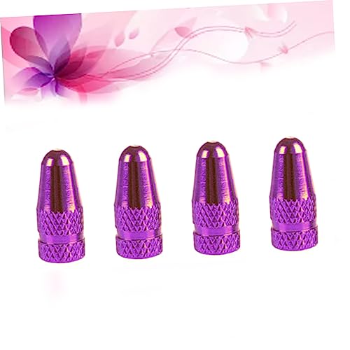 Cubiertas de válvula aluminio 4 uds. color violeta miniatura 7