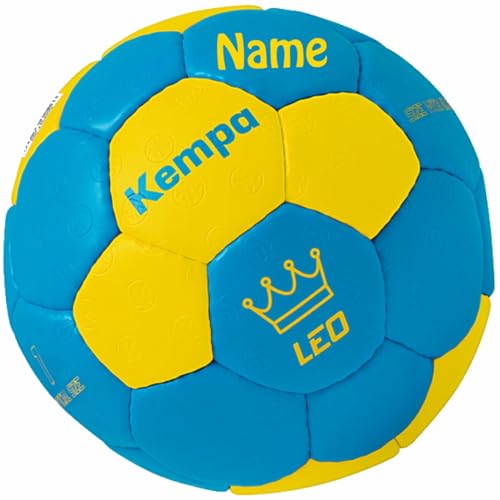 Bola Handebol Kempa Leo - Tam. 1 - Verde/Azul - Pu Kempa Azul