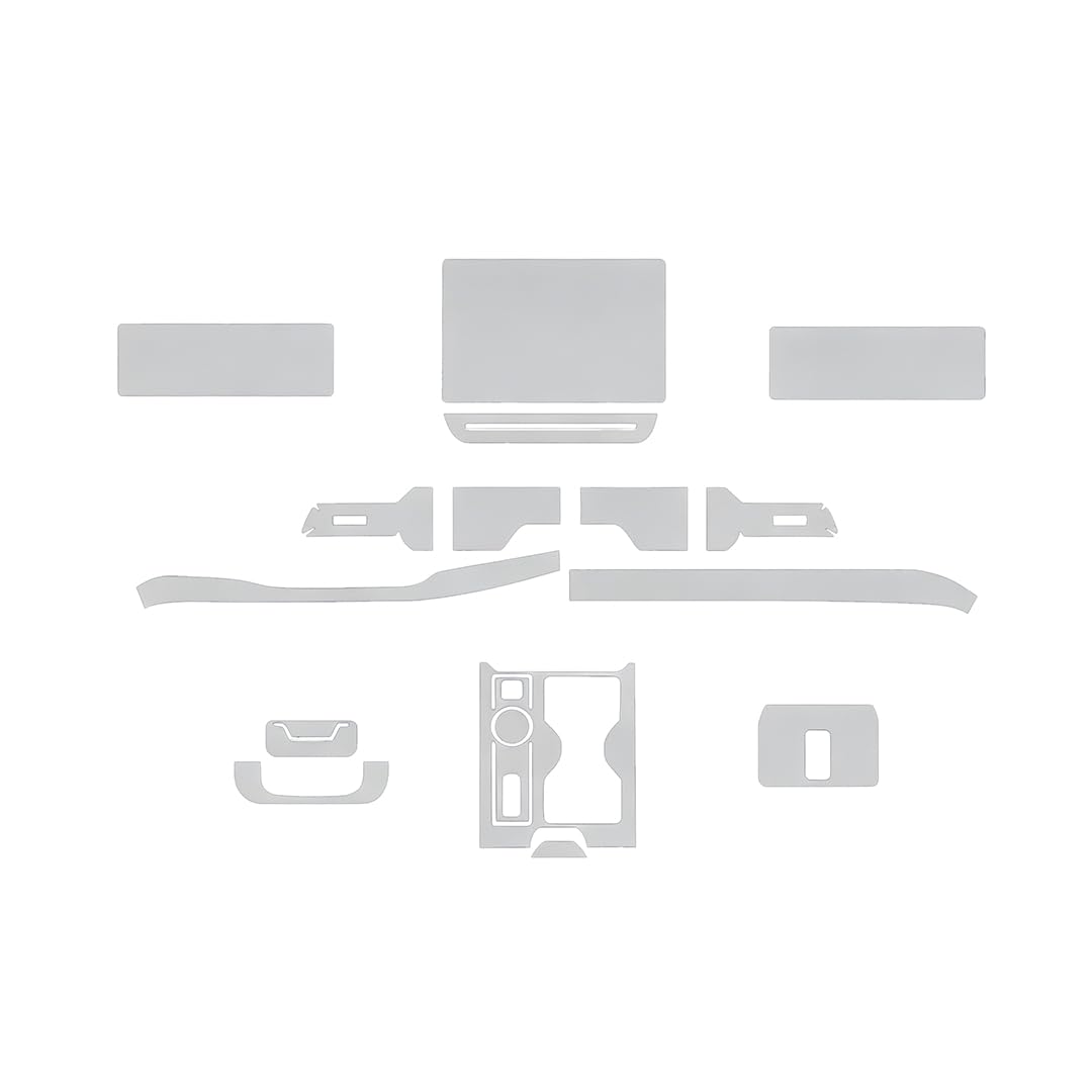 PPF film for car for VW Teramont 2025, Transparent Center Console Interior TPU Film Interior Protection Film Sticker
