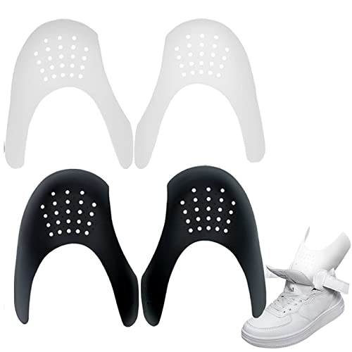 VIEVRE 2 Pairs Anti Falten Schuhe Schutz, Crease Protector air Force, Sneaker Shields, Gegen Schuhknicke, Zehe Box Schilde, Schuhfaltenverhinderer für Männer und Frauen Größe EU 40-46 Cover