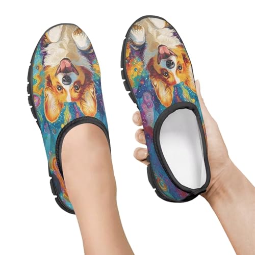 Cute Animal Kids Casual Shoes Girls Slip On Tennis Shoe Indoor Outdoor Comfortable Lightweight Sneakers for Little Kids SizeUS 11-152