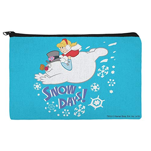 Frosty The Snowman Snow Days Pencil Pen Organizer Zipper Pouch Case