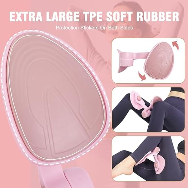 Thigh Trainer for Men - Thigh Toner, Pelvic Floor Trainer, Kegel Trainer & Butt, Leg, Arm Toning Trainer Equipment for Home Gym Workout