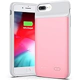 Battery Case for iPhone 8 Plus/7 Plus, 5000mAh Slim Charging Case External Battery Pack 360° Full...