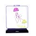 Playlearn Jellyfish Lamp Tank Aquarium - Mood Night Light for Kids - Color Changing LED Lamp - Comes with 2 Jelly Fish. (Multi-Colored, Jellyfish)