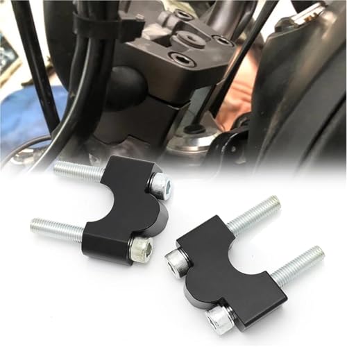 Rehausseur de guidon 28mm pour Kawasaki Vulcan S 650 VN650 2015-2022 en aluminium noir