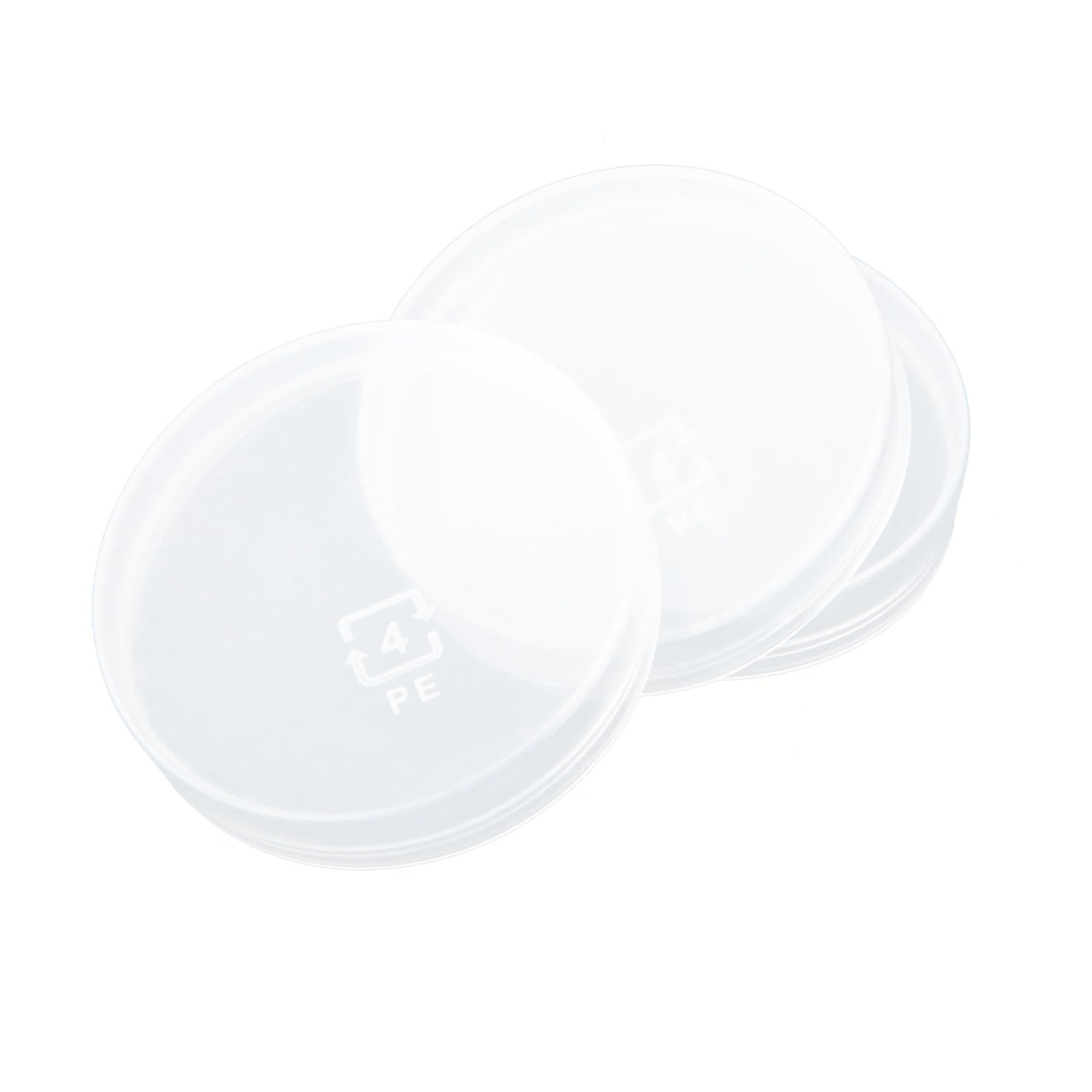FUNOMOCYA 100pcs Replacement Bottle Caps Leak-proof Plastic Milk Jar Lid for Dairy Shoppe