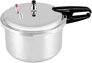 J&V TEXTILES Aluminum Pressure Cookers (4, 5, 7, 9, or 11 Liter) (4 Liter)