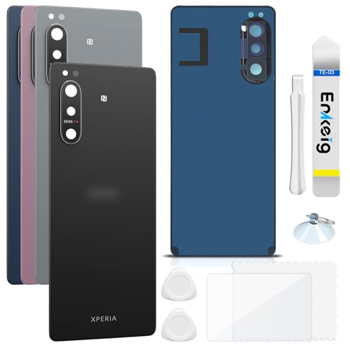 Vitre arrière Sony Xperia 5 II Noir : réparer le couvercle fissuré